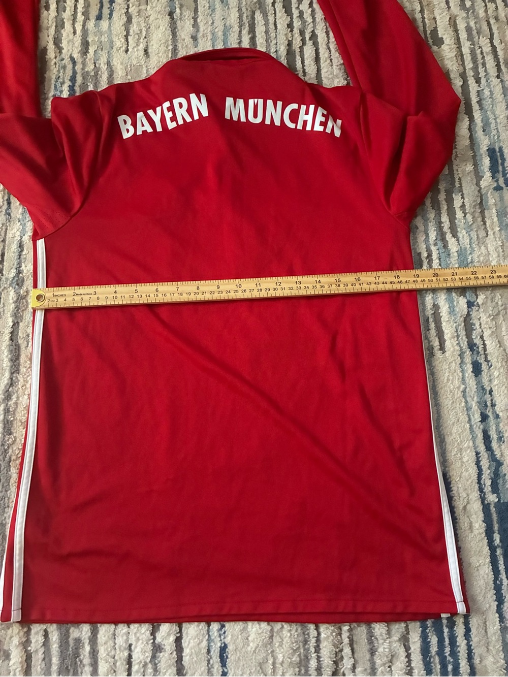 Bayern Munich Jersey Mens Medium Soccer Adidas Long Sleeve 2016 - Picture 6 of 8
